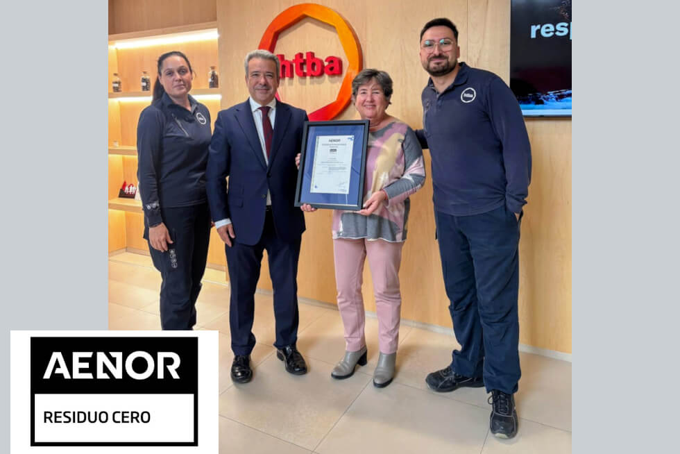 AENOR awards the Zero Waste certification to HTBA
